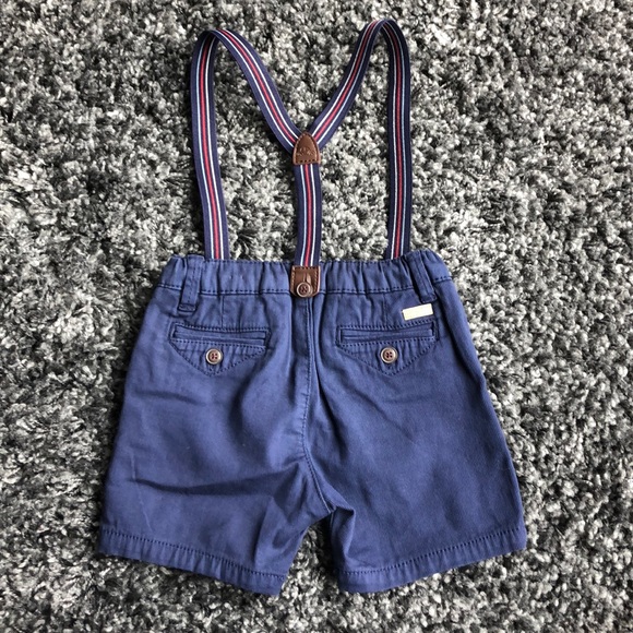 Mayoral baby shorts/suspenders - Picture 2 of 2